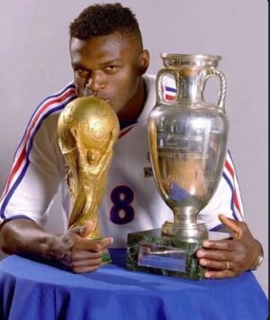 Marcel Desailly Instagram - @uefa_official @fifaworldcup what's else ⚽️🇫🇷 #legend #fun #work #france @fff