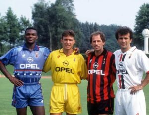 Marcel Desailly Instagram - @acmilan @francobaresi @eranio_stefano.official @marceldesaillyofficial  miss you Guys ❤️#savicevic #italie