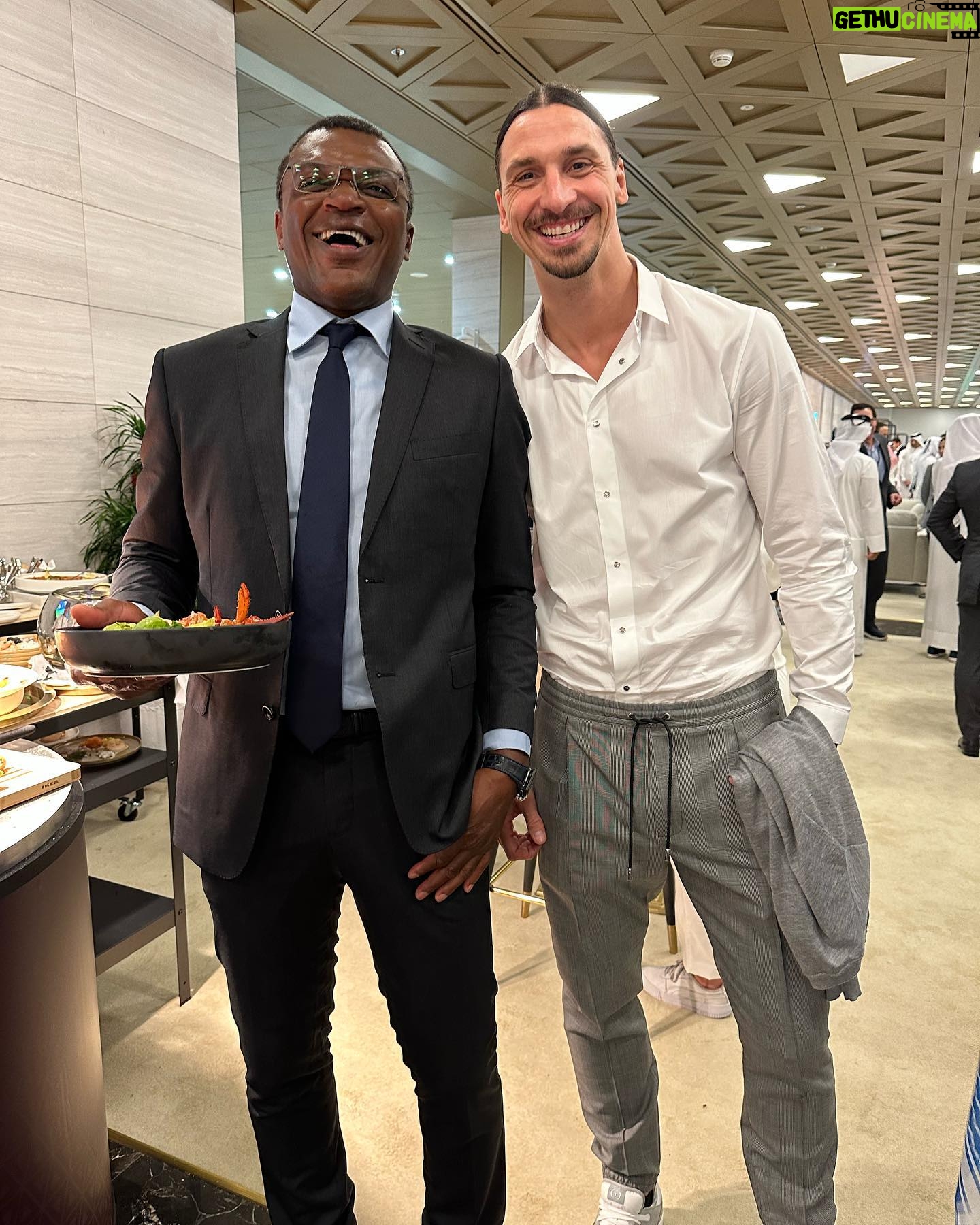 Marcel Desailly - 7.8K Likes - #friend from @acmilan what's else @iamzlatanibrahimovic #talent #inteligence #leader #italie