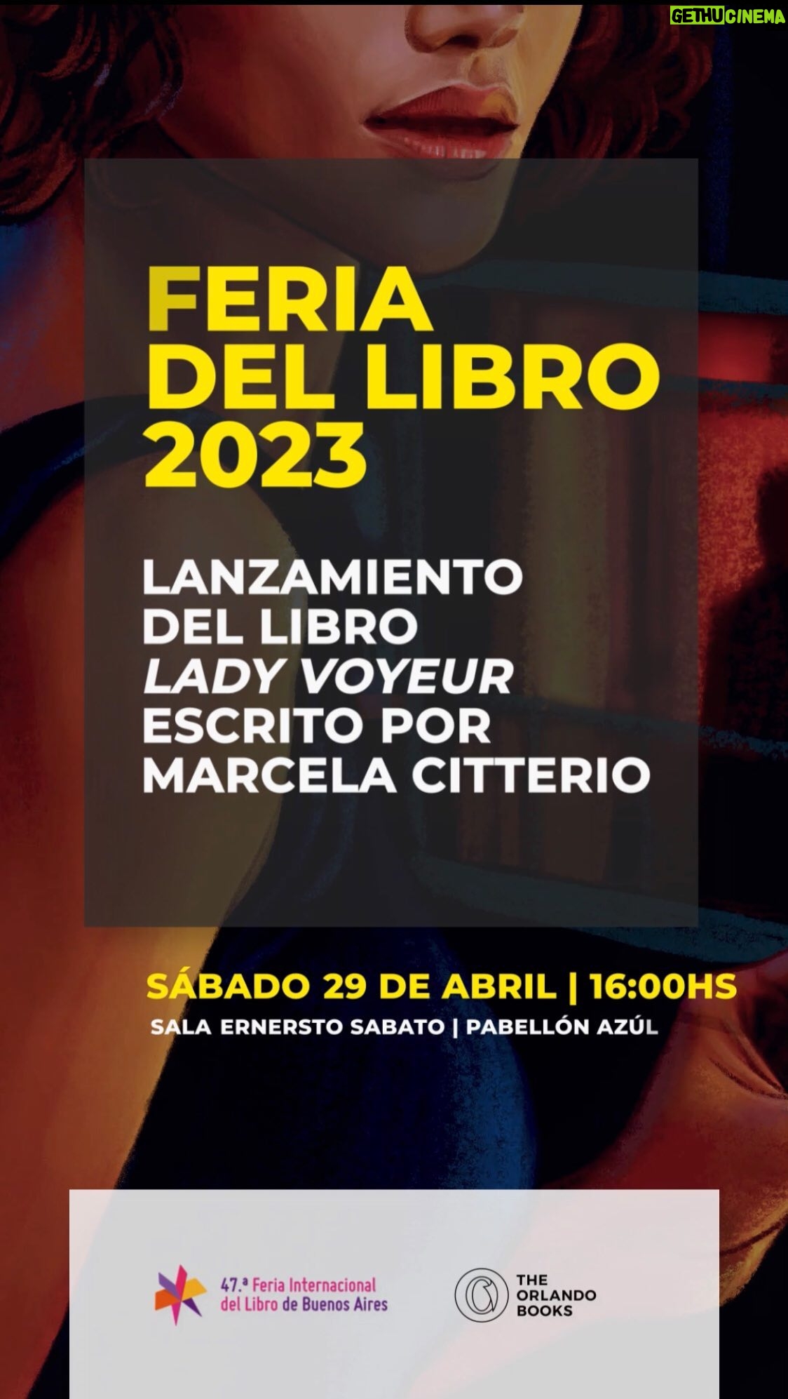 Marcela Citterio - 168 Likes - ¡Amigos lectores! Este sábado 29 de abril a las 16hs, los esperamos en la Sala Ernesto Sabato del Pabellón Azul de la Feria del Libro de Buenos Aires para el lanzamiento del nuevo libro de Marcela Citterio, “Lady Voyeur”. Seguro muchos de ustedes ya han disfrutado de la exitosa serie en Netflix, pero ahora tendrán la oportunidad de sumergirse en la apasionante historia a través de sus páginas. El lanzamiento contará con la conducción de nuestro querido Javi Ponzone y promete ser una tarde imperdible para los amantes de la lectura y las series. ¡Los esperamos!
@marcelacitterio @marcelacitterio
@ferialibroba
#TheOrlandoBooks #FeriaDelLibroBA #LadyVoyeur #MarcelaCitterio #JaviPonzone #LecturaRecomendada #LanzamientoDeLibro #netflix #netflixseries #filbuenosaires