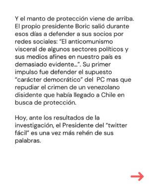 Marcela Cubillos Instagram - El Presidente @gabrielboric tiene un problema sin solución: es prisionero del Partido Comunista, que es amigo personal del régimen de Maduro.

La “pelea” del gobierno con Venezuela es de cartón. 

Comparto columna publicada en El Mercurio