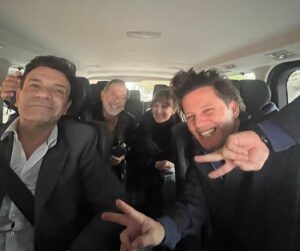 Marcelo de Bellis Instagram - ❤️ Hola Cordoba @casadosconhijosok #guillermofrancella @aruzzireal @lopymanok 🎩🎭