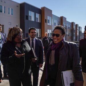 Marcia Fudge Instagram - I had the pleasure of visiting I Promise Apartments this week—an affordable housing community in which the @ljfamfoundation and @eandc330 leveraged HUD funding to build.

Affordable housing like this builds up communities. This is what it looks like to invest in America.