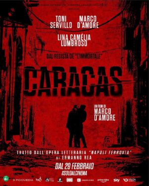 Marco D'Amore Instagram - ‼️HABEMUS DATA‼️ Dal 29 Febbraio #Caracas sarà nei peggiori bar…ehm…nei Cinema Italiani!😅 Anno bisesto sfidando ogni sorte! Ecco il primo teaser poster del film, prendete e condividetene tutti! Seguiranno tante altre sorprese … 🖤 Caracas…Siempre es más valiente el que ama…