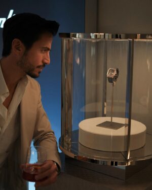 Marco Ferri Instagram - Celebrating the opening of the first Atelier of @geraldcharles_official in #Geneva, wearing my #MaestroSquelette. It’s been so inspiring knowing more about these unique timepieces, capable of being truly elegant and sporty at the same time 🥂✨ @watchesandwonders 
#WatchesAndWonders2024 #WatchesAndWonders #GeraldCharles #geraldgenta #Ad