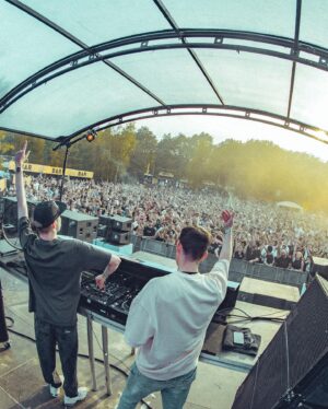 Marco Spronk Instagram - man decibel this year was absolutely incredible. thanks everyone for rocking out 🤘🏻 def one of the best. swipe for some viddys. 

s/o to @devinwildnl @aversiondj_ and @officialb2s 

#hardstyle