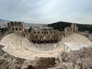Margaret Clunie Instagram - Ended our Greek Odyssey with a whistlestop tour of Athens. I have now eaten more feta than any human being reasonably should.