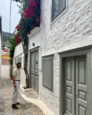Margaret Clunie Instagram - Quick stopover on Hydra 💙