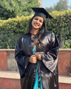 Margret Antony Instagram - What once was a dream is now the reality 😇♥️

#convocationday🎓 #mbagraduate