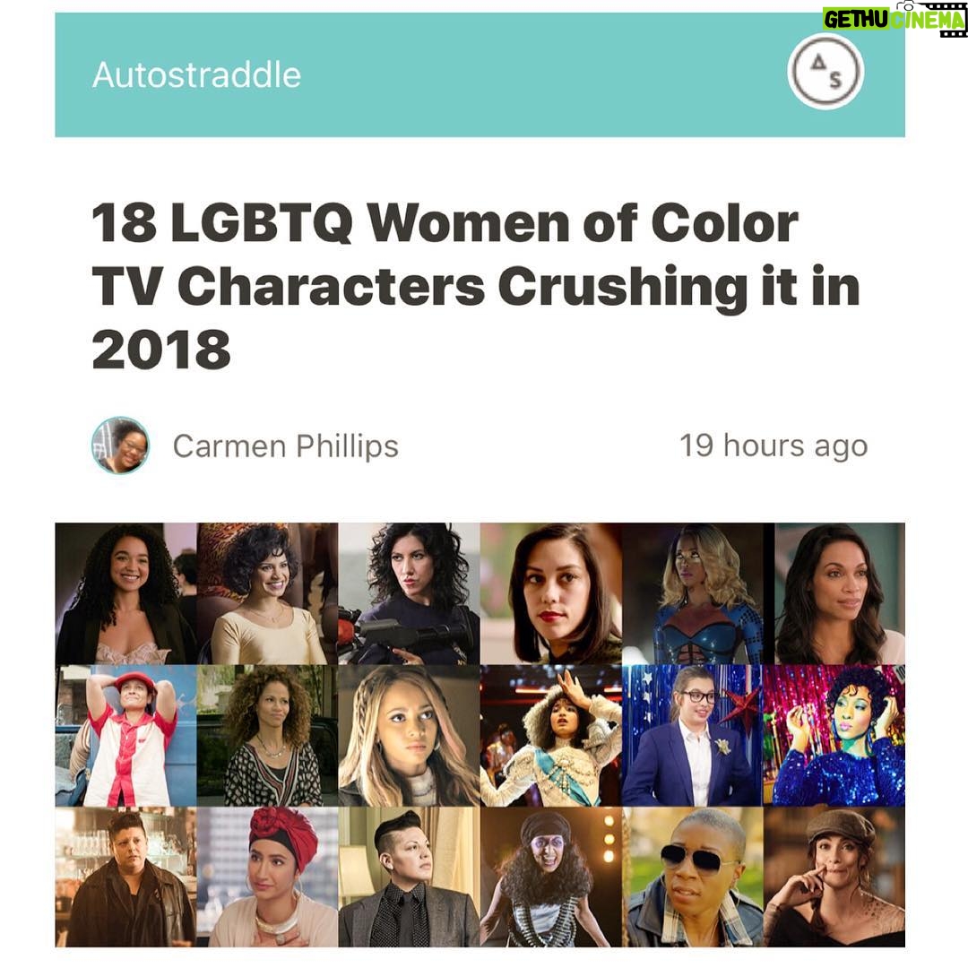 Maria-Elena Laas - 399 Likes - I’m honored to be on this list of bad ass characters! Gracias @kaylakumari @autostraddle ❤️💪🏽 Link in bio
.
#representationmatters #vidastarz #starz #lgbtq #queerlove #autostraddle #presente #cruz #toosexyforalastname