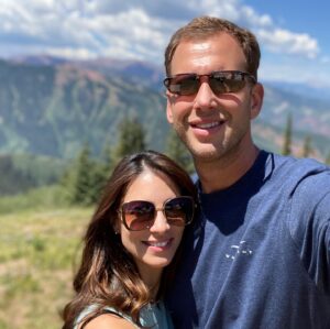 Maria-Elena Laas Instagram - Yesterday I got engaged to this incredible man! I’m still walking on clouds and thankful for this strange year that brought us together closer, faster. My heart, @sgordon129, I can’t wait to see what the future holds for us! And a special thank you to @sturmmatt and @ajax1977htown for linking us up last year 💘
