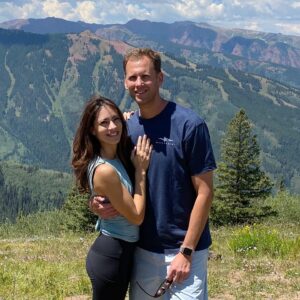 Maria-Elena Laas Instagram - Yesterday I got engaged to this incredible man! I’m still walking on clouds and thankful for this strange year that brought us together closer, faster. My heart, @sgordon129, I can’t wait to see what the future holds for us! And a special thank you to @sturmmatt and @ajax1977htown for linking us up last year 💘