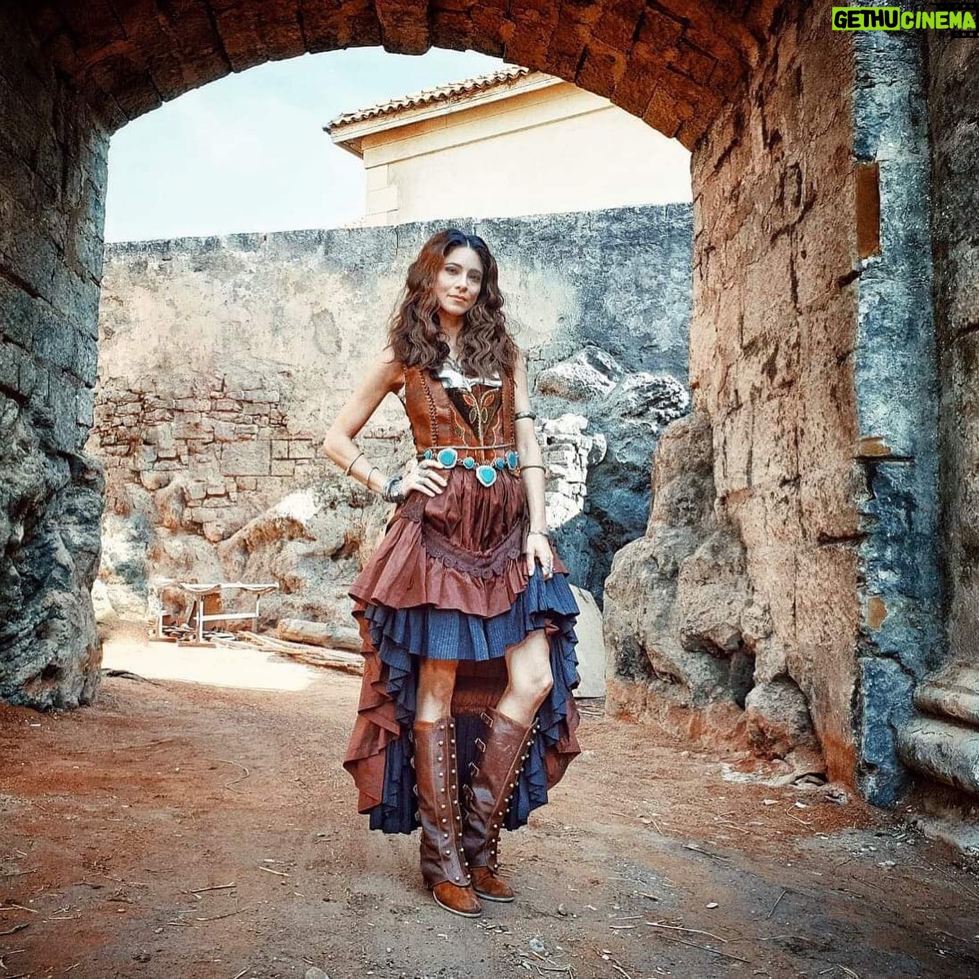 Maria-Elena Laas - 2.1K Likes - Rosalita Vega’s outfits 😍 1878 Western Steampunk by the incredible Moira Meyer @moirameyer who designed all the costumes in Warrior
.
Makeup blood @foxymoxy33
Hair @sshairmakeup
Makeup Hair Design @amandarossmcd ❤️