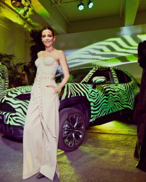 María Luisa Mayol Instagram - Ayer @valytyplace presentó la nueva colaboración de  @toyota_esp con @the2ndskinco BRAVA @alipromesas 💚 enhorabuena por tu profesionalismo. Eventazo! 
#styled by @capelliercapellier  #rokhhm @hm @rokhofficial a limited edition collection of reassembled essentials. 
#makeup @albanavamakeup @beautyexpertlancome @robertosiguero @lancomeofficial @melturlay
📸 @jpageorge