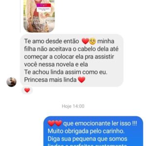 Maria Luiza Galhano Instagram - Passa pro lado e entenda!!!
#representatividade importa!!!
Quero que tenhamos mais, e que eu tbm seja a representatividade e inspiração para os que estão a minha volta!!! Eu quero ligar a TV , abrir a revista, olhar em um outdoor e poder ver que também tem meninas como eu, com o meu cabelo que me encorajam  a me aceitar e jogar a alto estima lá no alto. 
.
.obrigada pelo relato @deborassobrinho
.
#marialuizagalhano #afro #crespo #crespa #representatividadeimporta #aceitação