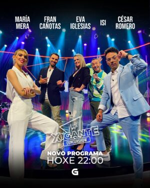 María Mera Instagram - 💣 HOXE ás 22:00 en @tvgalicia GRAN ESTREA da 2ª tempada de NOITE XIGANTE 🔥

📺 Con @maria_mera e @cesarromero_m acompañados de 3 grandísimos padriños: @evitaiglesias, @francanhotas e @isi_tvg!

#NoiteXigante #CTV