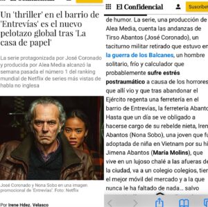 María Molins Instagram - NO SABÉIS LO FELICES QUE ESTAMOS! Somos la serie más vista en el mundo 🌎 en lengua no inglesa!!
Estamos muy emocionados, porque al no ser una serie original de Netflix, no hemos tenido casi promoción. Y aun así, el boca oreja ha funcionado y sigue funcionando… GRACIAS 🙏 por vernos y por taaantos comentarios ❤️

❤️‍🔥❤️‍🔥❤️‍🔥❤️‍🔥❤️‍🔥❤️‍🔥❤️‍🔥❤️‍🔥❤️‍🔥❤️‍🔥❤️‍🔥❤️‍🔥

Arribar a ser la serie més vista al món en llengua no anglesa no essent una serie original de @netflix i per tant no tenint gairebé promoció, ens FA MOLT FELIÇOS. Això vol dir que el boca orella ha funcionat i està funcionant.. GRÀCIES per veure’ns i per taaants comentaris! ❤️

❤️‍🔥❤️‍🔥❤️‍🔥❤️‍🔥❤️‍🔥❤️‍🔥❤️‍🔥❤️‍🔥❤️‍🔥❤️‍🔥❤️‍🔥❤️‍🔥❤️‍🔥

We are very excited because actually we are the most watched tv series in the world 🌎 (non English language)!
THANKS A LOT for watching us!!❤️

@netflixes @netflixlat #netfix #laseriemasvista #themostwatchedseries @alea_media @mediasetcom #wrongsideofthetracks #entreviasserie @entrevias_tv #actress #actresslifestyle #actriz #actriu #lovemyjob #tvseries 
@alea_media @aitor_alea_media @david__bermejo @oriolferrerferrer @imercero @mediasetcom