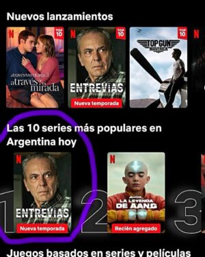 María Molins Instagram - Ya somos número 1 en varios países: España, Argentina, Uruguay… y número 5 en el mundo 🌍!!! Y subiendo 🔝
Es muy importante que nos creamos que la ficción que hacemos desde aquí, gusta. Porque nuestra industria da de comer a mucha gente y porque la televisión, el cine y la cultura que contamos interesa.
Gracias# por tantos mensajes que nos llegan! #jimanda 🫶

🎥🖥️🎥🖥️🎥🖥️🎥🖥️🎥🖥️🎥🖥️

Gràcies!! Estem en el top 5 mundial 🌍
És important creure en la nostra cultura, en la nostra ficció televisiva i cinematògrafica. No sempre ho hem fet i ara que ens obrim al món i que ens diuen que interessem, no hem d’oblidar que tenim una industria que dona de menjar a molta gent i que les històries que expliquem arriben.
Gràcies per tants missatges 🫶

🎥🖥️🎥🖥️🎥🖥️🎥🖥️🎥🖥️🎥🖥️🎥

“Wrong side of the tracks” is at the world top five!! 
Thanks for choosing us again!!
And for all the messages 🫶❤️

#entrevíaslaserie #wrongsideogthetracks @entrevias_tv @alea_media @david__bermejo @oriolferrerferrer @imercero @netflix @netflixlat @netflixes @netflixusa #tvseries #toptvseries #topnetflix #actress #actriu #actriz