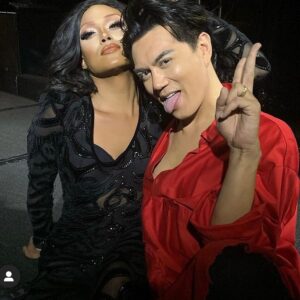Mariah Balenciaga Instagram - Me and this crazy Lady @manilaluzon Carried at #roomservice @dianadzhaketov 🍾🤣♥️♥️♥️ Season 3 Gurlz still going strong