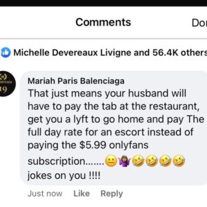 Mariah Balenciaga Instagram - My thoughts on people who hate on sex workers….😈😈