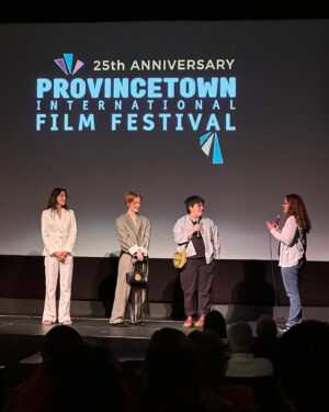 Marianne Rendón Instagram - I ❣️u @ptownfilm - thank you for hosting our world premiere of @summer.solstice.film by @nschamus ft. @hi_its_bobbi & me.
