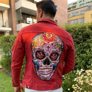 Mariano Brozincevic Instagram - RED💀MEXICAN  #CJstyle #moda #custom 
#marianobrozincevic #marianobrozz
Model: @marianobrozz
Pedidos por  DM
Artist: @art_fer_brozincevic