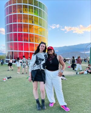 Marie-Joëlle Parent Instagram - It’s a wrap for Coachella weekend 1 🪩🌵🥲🎡🎤☀️