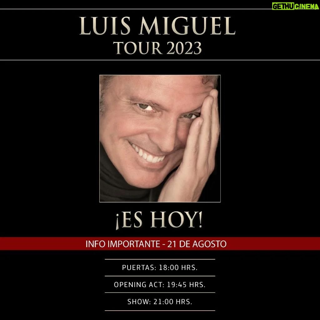 Mario Guerrero - 1.5K Likes - No saben lo feliz que estoy de darles esta noticia!! Hoy y mañana estaré abriendo los shows del artista más importante de América, Luis Miguel en Chile!!
Te veo allá?? Lleguen temprano para que disfrutemos juntos 😎✨🎶🎶🎶
______________
@fenixchile Información importante para hoy 21 de agosto
¡Te esperamos!