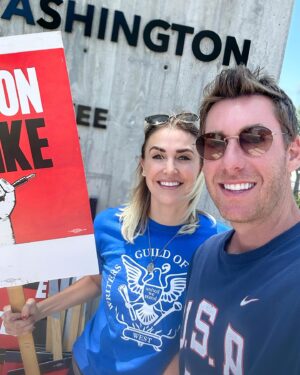 Marion Dayre Instagram - Entertainment 360 in solidarity with the WGA and SAG-AFTRA. My manager Evan is incomparable. Also, there were donuts.