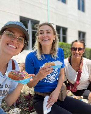 Marion Dayre Instagram - Entertainment 360 in solidarity with the WGA and SAG-AFTRA. My manager Evan is incomparable. Also, there were donuts.