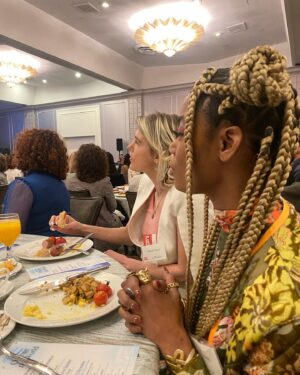 Marion Dayre Instagram - When the pre-game IS the game!

Thank you @sarajbenincasa for the invite to @emilys_list Pre-Oscars Breakfast, meeting fellow activists in support of women running for office! 

Shining titans like @karenbassla — the first woman ever elected as mayor of Los Angeles, who declared a state of emergency on homelessness the same historic day she entered office. (And, side note, Mayor Bass has brown belts in tae kwon do and hapkido.)

“I am convinced that this is the right place. I am convinced that this is the right time.” @emilys_list President @laphonzabutler 

As we celebrate creative collaborations in entertainment tonight, let us celebrate creative collaborations that fight for our stories to be told.