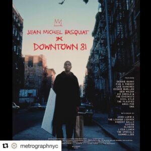 Maripol Instagram - Cult Classic Downtown 81 #jeanmichelbasquiat Basquiat #deborahharry #glennobrien #edobertoglio #maripol #zbook #ginananni openning October 25 th ticket available @metrographnyc  Labor of Love look into your city as well 35 mm is Absolutly Timeless !  http://pictures.metrograph.com/in-theaters/downtown-81