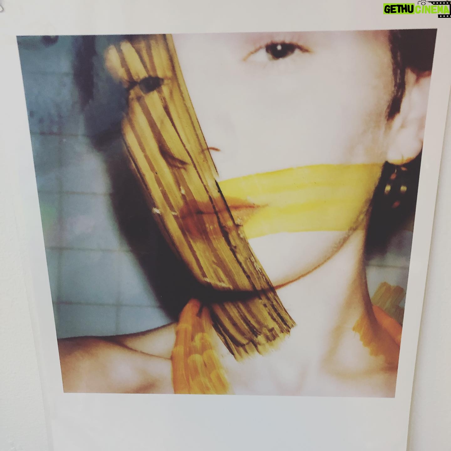 Maripol - 843 Likes - Selfportrait @polaroid 1978 with paint , solitude self 🗽🥊🌆 Be safe everyone @maripolaroids #polaroid 🥰❤️💋
