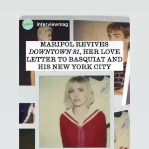 Maripol Instagram - ❤️🎶🎬🎞🔙🔛📸 @interviewmagazine @polaroidoriginals #polaroids