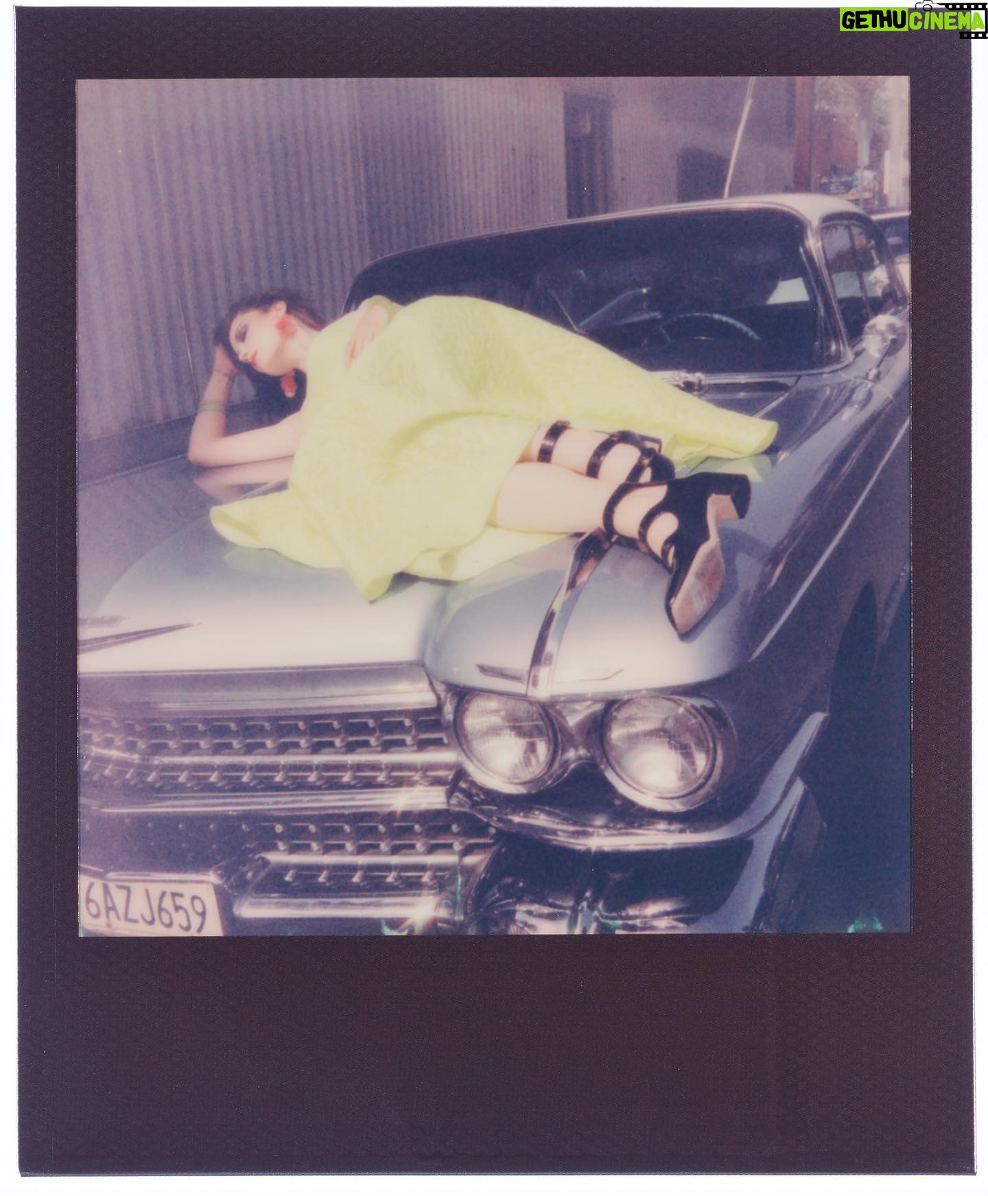 Maripol - 680 Likes - A moment in time @lofficielusa Conversation with @mariagraziachiuri @stefanotonchi @maripolarama #dior 📸 @maripolarama #polaroid model @heresgray production @annee_elliot make up @samvissermakeup hair @ashleeroseboots location #budmanstudio @wndo.venice wardrobe @tina_rosh8 Thank you mr Cadillac @kennyscharf 💋