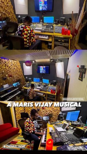 Maris Vijay Instagram - Embracing the ache, love’s poignant melody plays in the heart’s symphony.