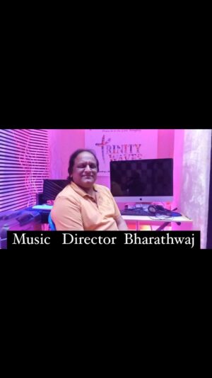 Maris Vijay Instagram - ThanK You Music Director Bharathwaj Sir @trinity_waves_studio @marisvijayofficial @bharadwaj_music @mmuzikofficial #melody #melodysongs #tamilcinema #tamilaongs #tamilaongstatus #studio #musicstudios