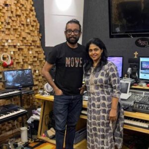 Maris Vijay Instagram - After Thari Happy to work with my sister Actress, Director and Producer Lalitha Kumari for the Next Punjabi Songs @marisvijayofficial @mmuzikofficial @lalitha1664 @trinity_waves_studio @marisvijayfanpage #punjabisongs #bollywood #kollywood #kollywoodcinema #music #musician #tamilactress #tamilcinema #studio #songs