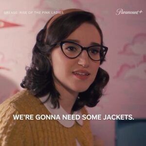 Marisa Davila Instagram - Ready to take the Pink Lady pledge? ✋See this trailer and “want more”? 🎶 Well, mark your calendars! Because Grease: Rise of the Pink Ladies premieres on April 6th only on @paramountplus 💗📺 (don’t mind me, I’ll just be over here jumping up and down) IT’S GETTING REAL, FOLKS

We had the time of our lives making this tv show. Get ready to have 31 songs stuck in your head at once. These stories and musical numbers are like no other. You have @annabeloakes @aletheajones @jamizzi @tranterjustin and our insane cast to thank for that. I’m so proud of every single person that poured their heart and soul into this project and I can’t wait for you to finally see everyone’s hard work ✨