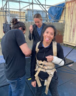 Marissa Labog Instagram - Happy Friday, y’all. This is how I feel after the end of a work week.

Who’s with me?! 

#stuntperformer #stunts #stuntlife #stuntwomen #stuntwoman #strongwomenrock #happyfriday