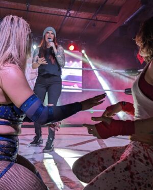 Maritza Janett Instagram - 2023 was an adventure 🖤. From winning the @hoodslam tag titles with my boo @darksheikftf & winning the GOLDEN GIG to being a part of Wrestlemania 🌟 To walking past The Undertaker backstage and seeing how beautiful he is irl. (That’s my years highlight and I have no photo to prove it) Grateful for all of it. I will also forever be horrible at getting footage or good photos 😅 too busy living in the moment 🖤✨