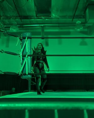 Maritza Janett Instagram - 2023 was an adventure 🖤. From winning the @hoodslam tag titles with my boo @darksheikftf & winning the GOLDEN GIG to being a part of Wrestlemania 🌟 To walking past The Undertaker backstage and seeing how beautiful he is irl. (That’s my years highlight and I have no photo to prove it) Grateful for all of it. I will also forever be horrible at getting footage or good photos 😅 too busy living in the moment 🖤✨