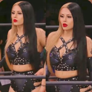 Maritza Janett Instagram - Draw the cat eye sharp enough to kill a man. They say looks can kill and I might try 🔪💋

#AEW #VIPRESS #WOMENSWRESTLING