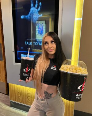 Maritza Janett Instagram - It’s horror movie night for me. Just watched “Talk to Me” 

This year I’ve watched:

Insidious: The Red Door ✔️
Boogeyman ✔️
The Popes Exorcist ✔️
Evil Dead Rise ✔️

Waiting on Nun 2 & Exorcist Believer

Let me know if I’m missing any good ones!! So many horror movies coming out this year 

P.s. I know you love my shirt