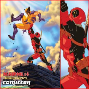 Mark Brooks Instagram - My exclusive D’fied variant cover for Deadpool #4 to be released at Montreal Comic Con.  It’s the 30th anniversary of the Lion King so, with Wolverine/Deadpool coming out in a few weeks, what was I supposed to do? 

Available at their merch booth during the show!