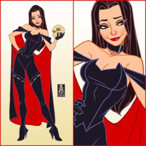 Mark Brooks Instagram - D’fied X-men day 45- Villain’s week. I can’t believe I’ve been doing this for over 2 months. I think I’m going insane. Anyway, here’s the original Black Queen of the Hellfire Club Selene to ruin the X-men’s day. Who’s next?