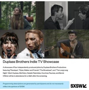 Mark Duplass Instagram - We’ve all seen the rise of unique, excellent storytelling in TV over the last ten years. It’s been exciting. But now it’s going away. 

The peak TV bubble has burst and the corporations are doing their thing… cutting, merging, and focusing on the big ticket shows to hold onto their subscribers. That means the medium to small shows are going to die unless we do something. 

Join us at @sxsw and help us usher in a new way of making TV. Let’s do what indie film did for the film industry 30-40 years ago. Let’s foster those unique voices and stories that the industry is ignoring… and let’s prove to them audiences want these stories. That it’s not just good for the world, it’s also good business.