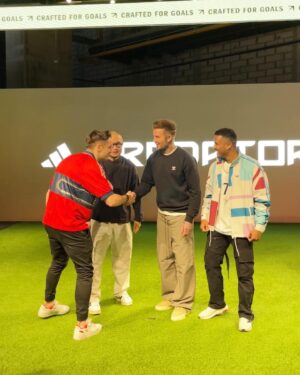Mark O’Dea Instagram - Dream come true 🤩

David Beckham has been on the top of the list of people I’ve always wanted to meet… from idolizing him as a kid… to watching him grow into being one of the most respectable names in the world! 

Managed to see him in the morning when adidas joined forces with the  PFAM co-creating the adidas Malaysia Girls Football Program… & he literally stopped to take pics & sign items for every single person….what a guy ! 🙉

Then we met him again at TRX & if you are a fan of the iconic Predator Boots…then you are in luck 😉

Head to TRX to check out the World of Predator Exhibition from 1 - 11 Feb 2024 where you can see exclusive football kits and a MakerLab Pop Up to mark the 30th anniversary of the legendary Predator boots! 😎👊

#adidasMY #WorldofPredator @adidasmy