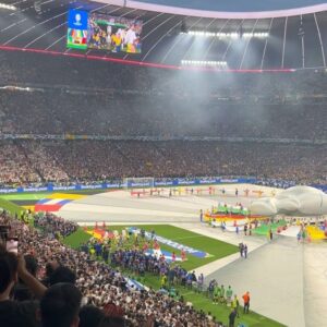 Mark O’Dea Instagram - Ever since I was a little boy I always dreamed of attending the opening event of a major football tournament…and it doesn’t get bigger than the Uefa Euro 2024 🥲

The atmosphere , the fans … the beautiful game 💙🇩🇪

Thanks @alipayplus for this experience that I will never forget 🙏⚽️ 

P.S England gonna win the euros..you heard it from me first. 

#alipay  #goalbeyondwithalipay 