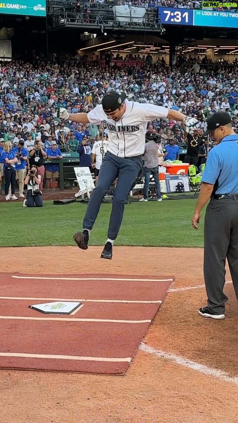 Mark Rober - 143.9K Likes - Goin yard on the first pitch like it’s nbd. I can assure you no one in that stadium was more shocked at that outcome than I was. @mlb #mlballstarweekend